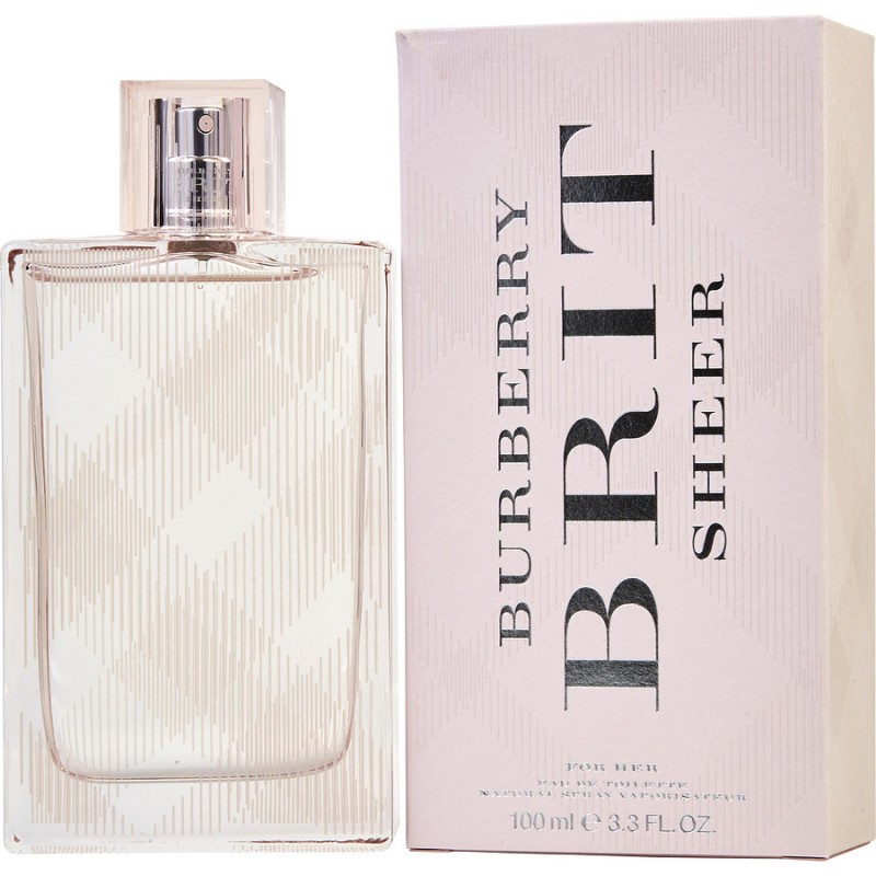 burberry brit for her sheer
